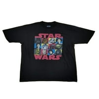 Star Wars Muns Black Luke SKYALKER BOBA FETT HAN SOLO grafička majica LT