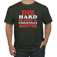 Die Hard je božićni film Muška grafička majica, Heather Grey, 2xL
