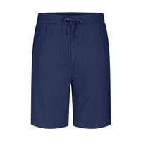 Brglopf Muške pamučne kratke hlače Ležerne prilike za crtanje ljetne vježba Joga Plaže Kratke hlače sa elastičnim strukom i džepovima