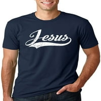 Muška skrina Isus mornaric plavi c majica x-mala mornarsko plava