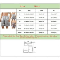 Mens PJS Ljeto tiskovina Ležerne prilike ravne elastične strugove Udobne hlače za muškarce