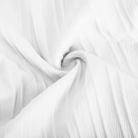 Safuny Muške labave košulje dugih rukava za jesen stoji ovratnik dugme dolje Ležerno opušteno pulover Trendy Pulover modni proljetni odmor bijeli XL