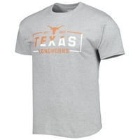 Majica za muškarce Russell Athletic Heather Sivi Texas Longhorns