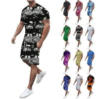 Dnevna muška odjeća odijelo muško ljeto 3D velike veličine Fitness na otvorenom trčanje dvodijelni odijelo