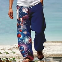 Pedort plus veličina teretna hlače za muškarce elastične hlače za struk za sportski vježbi putovanja, rastezljiva mornarica, m