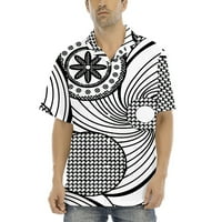 T'SHirts za muškarce Custom Logo Muške majice Postavlja kratki rukav Ležerni gumb dolje na plaži cvijeće