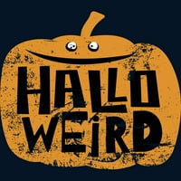 Halloween Halloweird Mens Crna grafički tee - Dizajn od strane ljudi L