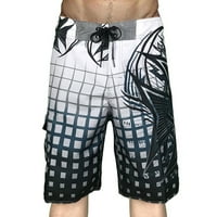 Teretne kratke hlače za muškarce Brza suhi grafički grafički printer ljetne na plaži pansion hlače na otvorenom trenem treninzima