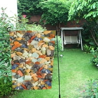 Različiti kamenje izbliza zastava bašte za popločani dio dvorišta, travnjaka i vrta