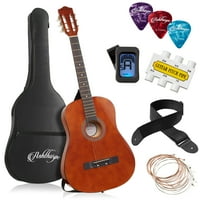 Ashthorpe 38 početnik akustičnog gitarskog paketa, osnovni komplet za starter sa gig torbom, žicama,