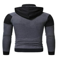 Muški dres za spajanje punog zip hoodie athletic-fit plus veličina dvostruki slojevi Aktivna kornjača