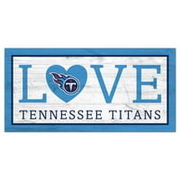 Tennessee Titani 6 '' 12 '' Tim Love Sign