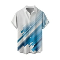 Cuoff Hawaiian Odjeća za odmor Ljeto Novo muško tiskovina Slim Fit Shirt Veliki modni casual majica s kratkim rukavima