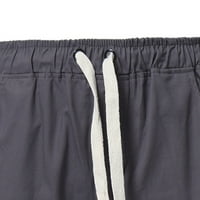 Frehsky muški kratke hlače za kuhare za muškarce za muškarce muške ljetne casual čvrstih kratkih džepova