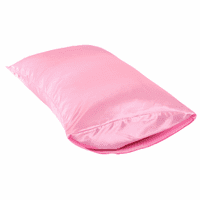 Satenski jastučnici Standardni set od - lagani ružičasti jastuk za kosu i kožu, satenski jastuk pokriva
