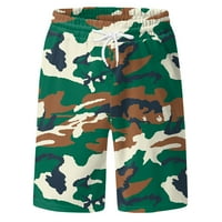 Cuoff Hotcks muški kratke hlače Ljetni odmor Havajske casual lagane muške šorc vlage Wicking muški kratke hlače moda sa džepovima zelena xxl poliester
