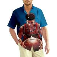 Muške casualske majice Slam dunk gornji roditelj-dječji majica bez željeza udobne topm