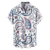 Muška košulja Paisley Tribalna šarena Ležerna umjetnička košulja za prijatelje za poklon za frke