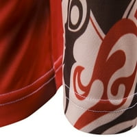 Hinvhai Clearence na smanjenim personaliziranim božićnim slovima Ispis lažnih dvije muške majice s dugim rukavima crvene 10