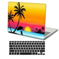 KAISHEK HARD SHELL CASE CASS CASTEM kompatibilan sa starom verzijom MacBook Air 13 + crni poklopac tastature