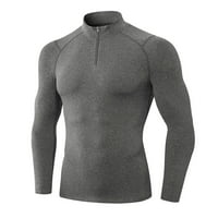Voncos Dukseri za muškarce Cleariance Casual pulover bluza Tanka čvrsta postolja za košulje Tople košulje