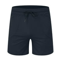 Muške kratke hlače Muški ljeto Brzi modna elastična mreža Jednostavna plaža Čvrsta boja Casual Hotsa