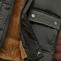 Muška lagana puffer prsluk jakna bez rukava bez rukava topli zimski kaput pakirani casual podstavljena gornja odjeća