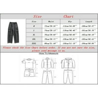 Muške pantalone Muške dvostruke čvrste džepove traperice Proljeće Novo vintage istrošene hlače za radne