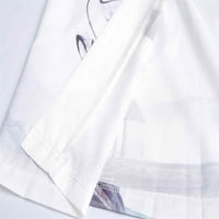 Bijele polo majice za muškarce Ljetne japanske rukavice od pet bokova Kimono Muške i žene ogrtač jacke top bluza
