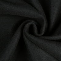 DMQupv muške modne dukseve Muški sportski dugi rukav puni zip hoodie dukserice Black XL