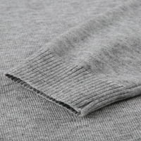 Jedno otvaranje muški osnovno kornjače od solidknog majica pulover vrhove pulovernog u boji, ležerni