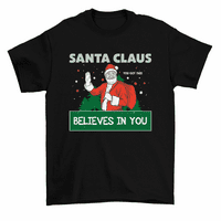 Santa Claus vjeruje u tebe Božićna majica Muškarci