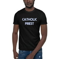 Katolički sveštenik Retro stil kratkih rukava majica s nedefiniranim poklonima
