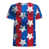 Giligiliso Clearence Muške američke košulje za zastave Nova moda Ležerna Muška majica Print Sports Sportski majica Bluze i majice