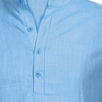 Muška majica pamučna bluza za blube Casual Tops Tee Sleeve kratka labava muška bluza muškarci košulju