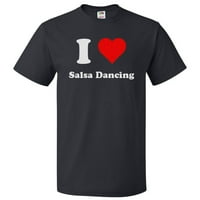 Ljubav Salsa Dancing majica I Heart Salsa Dancing TEE poklon