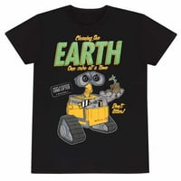 Wall-E Odrasli čišćenje Zemljine zidne majice