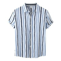Ociviesr Muške majice kratki rukav s majicama na plaži Tropical Ljetni košulje Posteljina odjeća Muška
