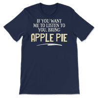 Smiješna majica jabuke - ako želite da vas slušam