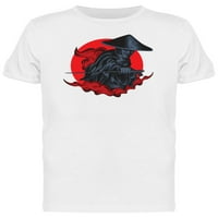 Crvena leteća mat samurai majica Muškarci -Mage by Shutterstock, muški veliki