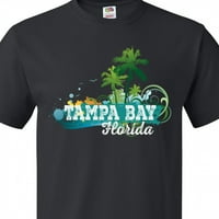 Majica na plaži sa inktastičnom tamponom za uvali Florida
