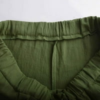 Giligiliso College Your Adult Modne muške ljetne pamučne posteljine široke pantalone za noge tiskane