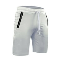 Muški kratke hlače Ljeto Trendy Fit Fashion Solid Bool Pocket Jednostavna ulična odjeća Cropped casual