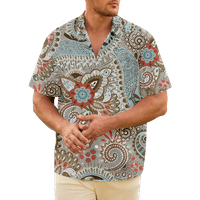 Paisley Styles uzorak Havajska 3D Print Muška majica Ženska majica Anime Ležerne prilike Havajske ljetne