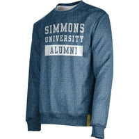 Muške plave simmons univerzitetske morske pse alumni naziv ispustite duks pulover