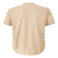 Luxplum muns vrhovi Henley vrat Ljetne košulje dolje majica Havajska bluza dnevna nosi tee marelice s