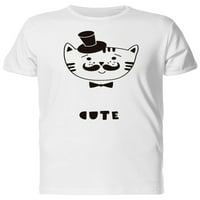 Slatka mačka doodle s gornjim majicama majica - Mumbe-maim by Shutterstock, muško 4x-velika