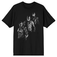 Justice League Mve Super Heroes Muškarci Crne majice