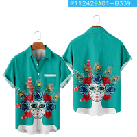 Majice sa gumbom Havajska majica kratkih rukava Aloha Plaža Karnevalska plaža Romantična maskarska kugla,