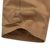 HWMODOU muške teretne hlače Čvrsta boja sa džepovima Traper Proljeće Ljetne casual prozračne muške hlače za odjeću za muškarce